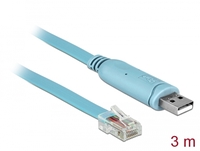 Kab USB A (apa) -1x Soros RS-232 RJ45 (apa) 3m BlueDelock 63289
