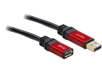 Kab USB3.0-A-A hosszabbitó apa/anya 3m Prémium Delock 82754