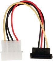 Valueline 15cm Molex Sata 15p L alakú tápcsatlakozó