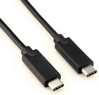 Kab USB3.1 Type-C M - Type-C M 0,5m Fekete Goobay