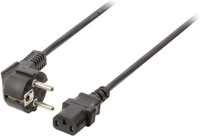 Kab Hálozati 220V 90fok 3m IEC320-C13 CEGL10000BK30