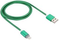 WPower 1m Lightning - USB2.0 kábel LED-es állapotjelzéssel, zöld