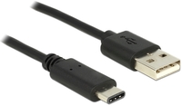Kab USB Type-C 2.0 - USB 2.0 A 2m Delock Fekete 83327