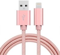 WPower 1m Apple USB - Lightning kábel, rózsaszín