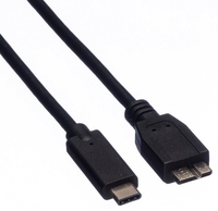 Kab USB3.1 Type-C M-micro B USB 1m Roline 11.02.9006