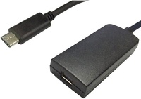 Kab USB3.1 Type-C M - DP mini F 0,1m Roline 12.99.3226