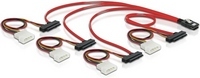 Kab miniSAS Delock SFF8087 to 4xSFF8482 0,5m 83059