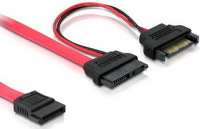 Kab SATA Slim 13 tűs-SATA 7p+power Delock 84418