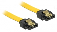 Kab SATA3 Delock egyenes/egyenes csat. fémkörmös 0,5m 82809