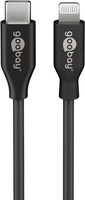 Kab USB3.1 C M - Lighting M 2m fekete Goobay 39447