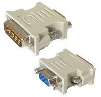 Fordító DVI-VGA (DVi M - HD15 F) Nedis CCGP32900BK (DVI-I 24+5)