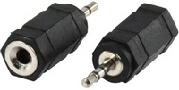 Fordító Audio Jack - 2,5mm (male) - 3,5mm (female) CAGP21930BK