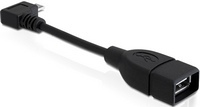 Fordító OTG USB Micro B - USB2.0-A 11cm Delock 83104