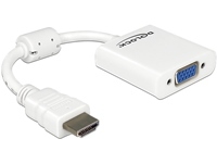Forditó HDMI M - VGA konverter 15cm Delock 65346 White