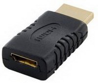 4World HDMI 19 papa - HDMI Mini mama adapter