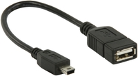 Fordító OTG USB Mini papa - USB2.0-A CCGP60315BK02