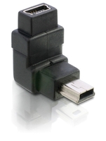 Forditó USB mini B papa/anya  L alakú Delock 65096