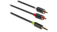 Kab 3,5mm jack - 2x RCA 3m Antracit CABW22200AT30