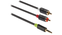 Kab 3,5mm jack - 2x RCA 3m Antracit CABW22200AT30
