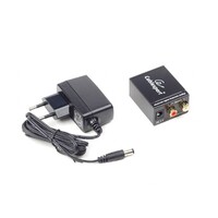 Forditó Digital to analog audio converterGembird DSC-OPT-RCA-001