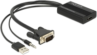 Fordító VGA - HDMI+3,5mm jack audio Delock 62597