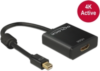 Fordító DP mini 1.2 M - HDMI 4k F Delock 62611 Black