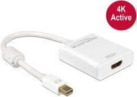 Fordító DP mini 1.2 M - HDMI 4k F Delock 62612 White