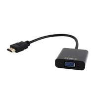 Forditó HDMI-VGA+Audio 15cm Gembird A-HDMI-VGA-03