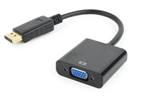 Fordító DP M - VGA F Gembird Black A-DPM-VGAF-02