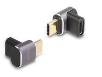 Fordító USB-C (M) - USB-C (F) PD3.0 100W ívelt 8K60HzDelock60059