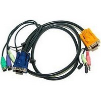 Kab CPU Switch KVM 5m PS2+HDB+Audio - SPHD15+Audio