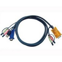 Kab CPU Switch KVM 5m USB+HDB+Audio - SPHD15+Audio