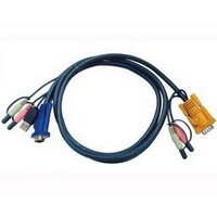 Kab CPU Switch KVM 5m USB+HDB+Audio - SPHD15+Audio