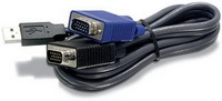 Kab CPU Switch KVM 3m USB HDB15p Trendnet TK-CU10