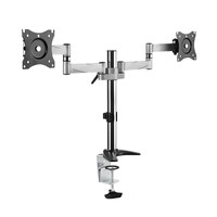 Monitor Kar LogiLink Dual aluminium desk mount 13-27
