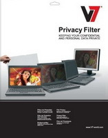 Monitor Szürő V7 Privacy Screen Filter 15,6