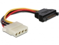 Kab Tápkábel SATA 15M - 4Female molex Delock 60115