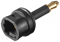 Fordító optikai Toslink/ F -3,5mm Mini Toslink M  Goobay 11922