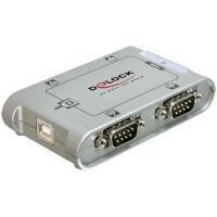 USB-Soros Adapter Delock USB-4db RS232 DB9   87414