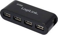 USB HUB  4 Port 2.0 + külső táp Logilink UA0085