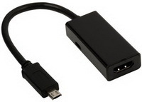 USBmicroB 11p Samsung - USBmicro Fem.+ HDMI Fem. VLMP39001B0.2