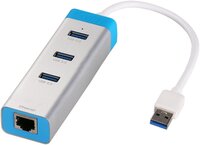 i-tec USB3.0 Metal HUB 3 Port + Gigabit Ethernet adapter