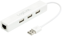 USB-Ethernet Adapter+HUB 3port Logilink UA0174A