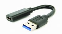 Fordító USB 3.1 A M - Type-C F 10cm Gembird A-USB3-AMCF-01