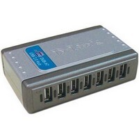 USB HUB  7 Port 2.0 + külső táp D-Link DUB-H7