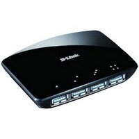 Adapter USB3 HUB 4 Port D-Link +tápegység DUB-1340