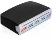 Adapter USB3 HUB 4 Port Delock +tápegység 61898