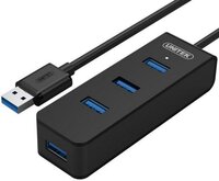 Unitek Y-3089 4 Port USB3 HUB, fekete