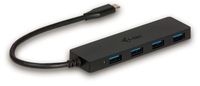 USB3 Type C HUB 4 PortSlim i-tec C31HUB404 Black