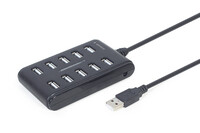 USB HUB 10 Port Gembird UHB-U2P10P-01 Black